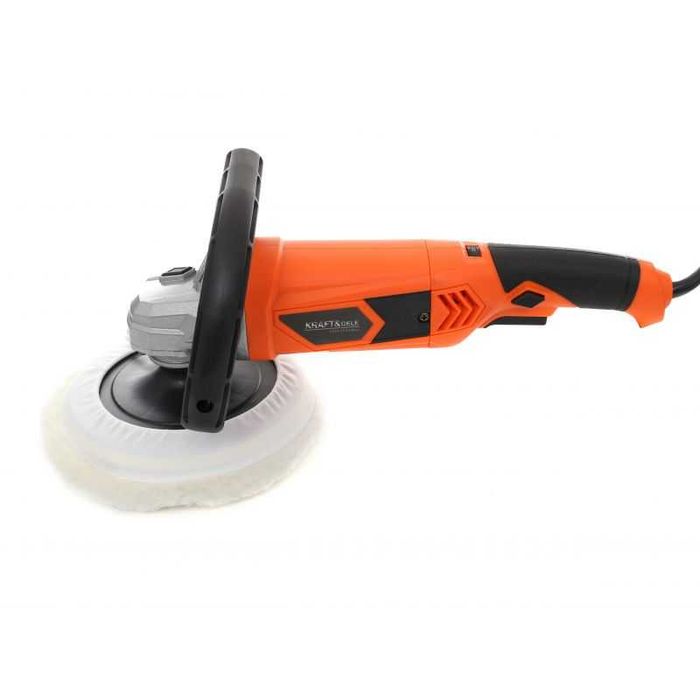 Polerka samochodowa 2500W regulacja obrotów 500 - 3300RPM + rzep, filc