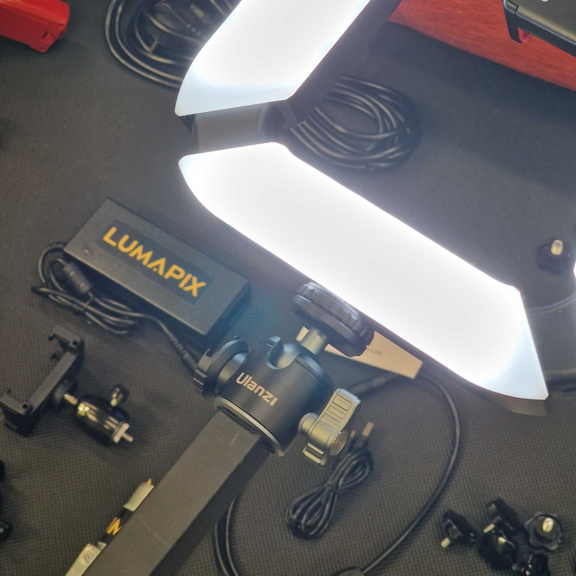 FOTOBUDKA 360 /Lampy/Słupki Pełny Zestaw 100cm JAKOŚĆ FV Silnik GRATIS