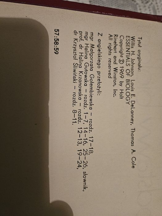 Biologia zoologią chemia