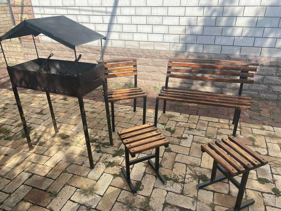 Лавочка садова, стулья