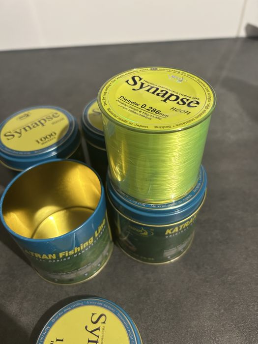 Katran Synapse Neon 0.286mm 1000m żyłka karpiowa rzutowa