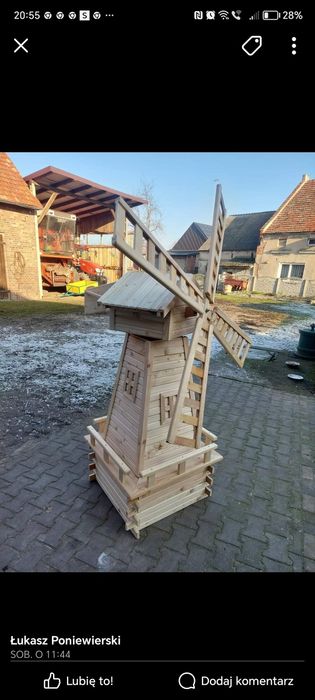 Wiatrak ogrodowy