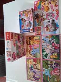 Zestaw puzzli Paw Patrol i My Little Pony