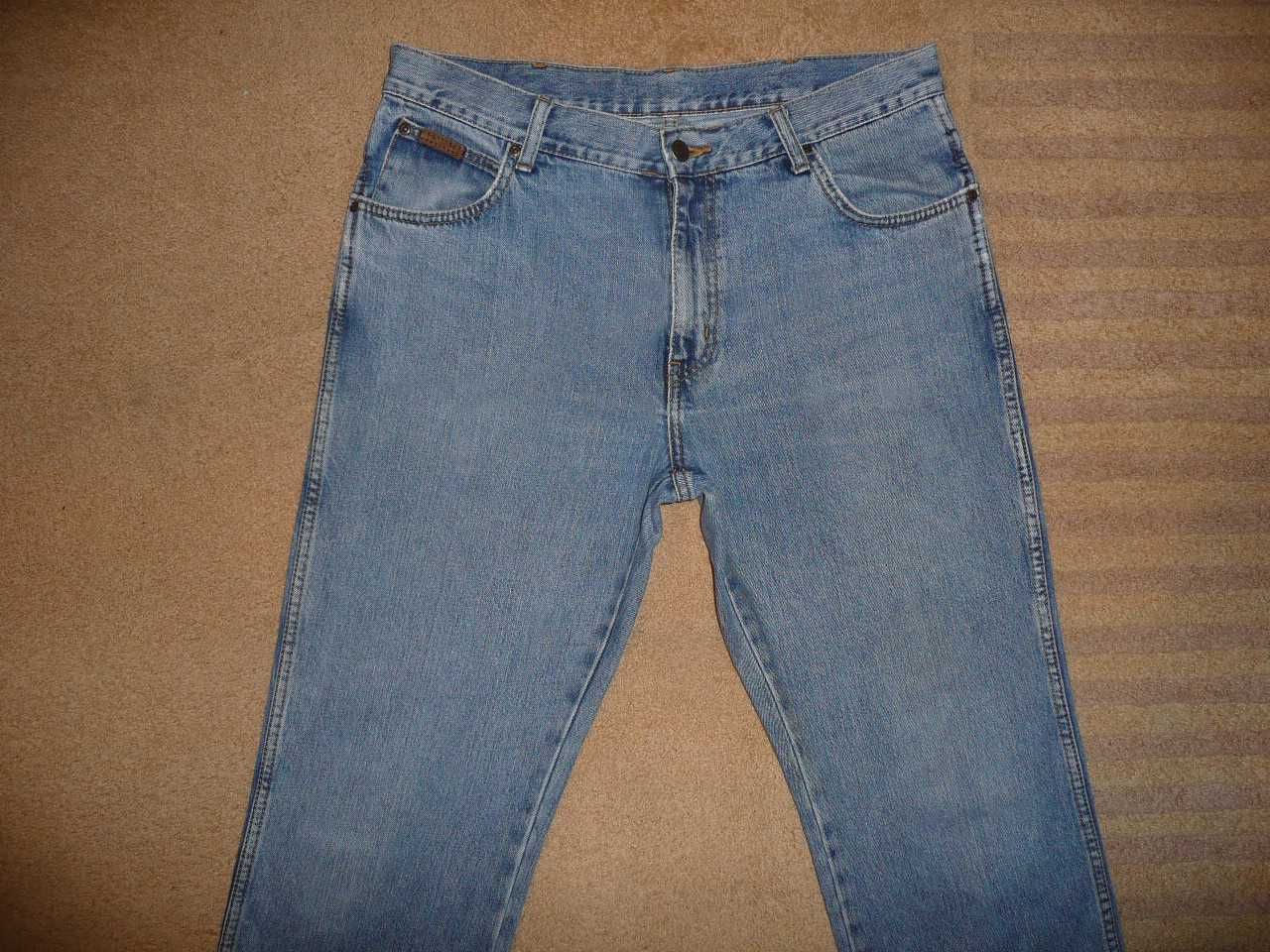 Spodnie dżinsy WRANGLER W34/L30=45,5/102cm jeansy