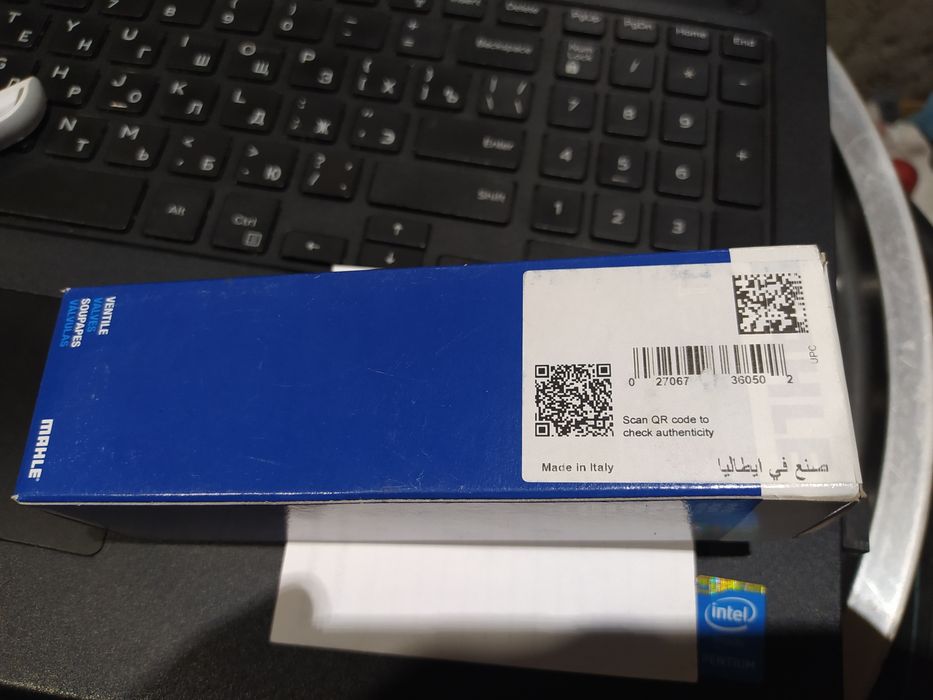 клапани і направляючі до рено дачія 1.4-1.6 бенз