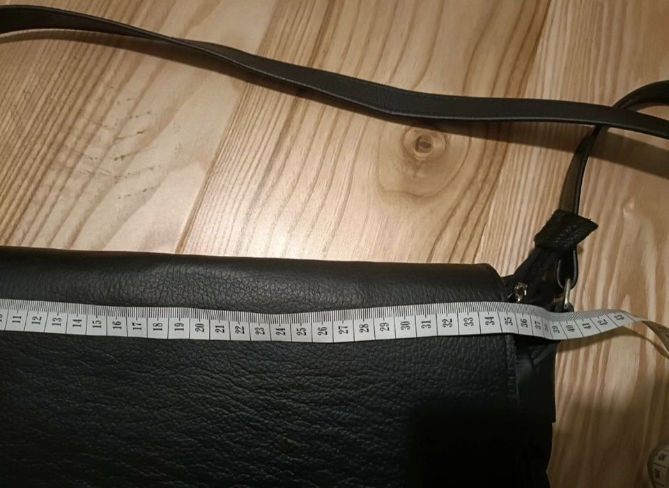 Torebka SKÓRA naturalna, listonoszka