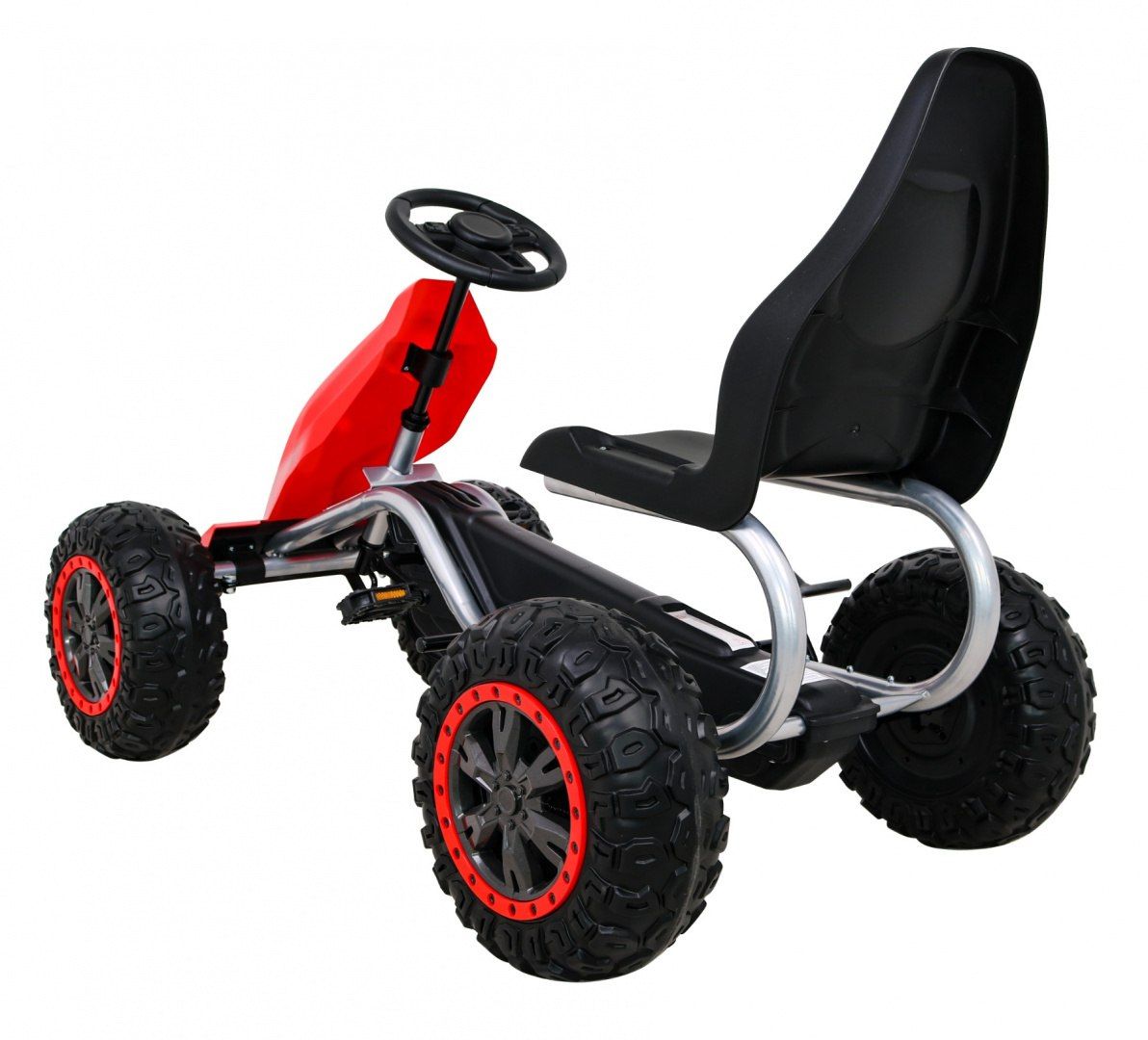 +Max 100KG  +Ham Ręczny quad Gokart na pedały dla dzieci STRONG