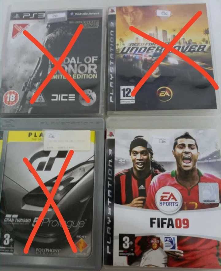 Jogos vários para PS3