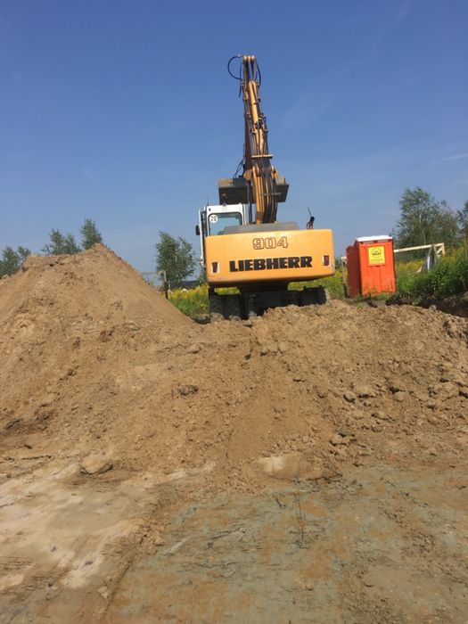 Koparka,transport wywrotką, Poznań Szczepankowo okolice