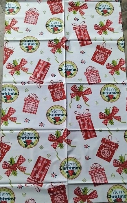 Obrus ceratowy, cerata świąteczna BOŻONARODZENIOWA 120x130 cm