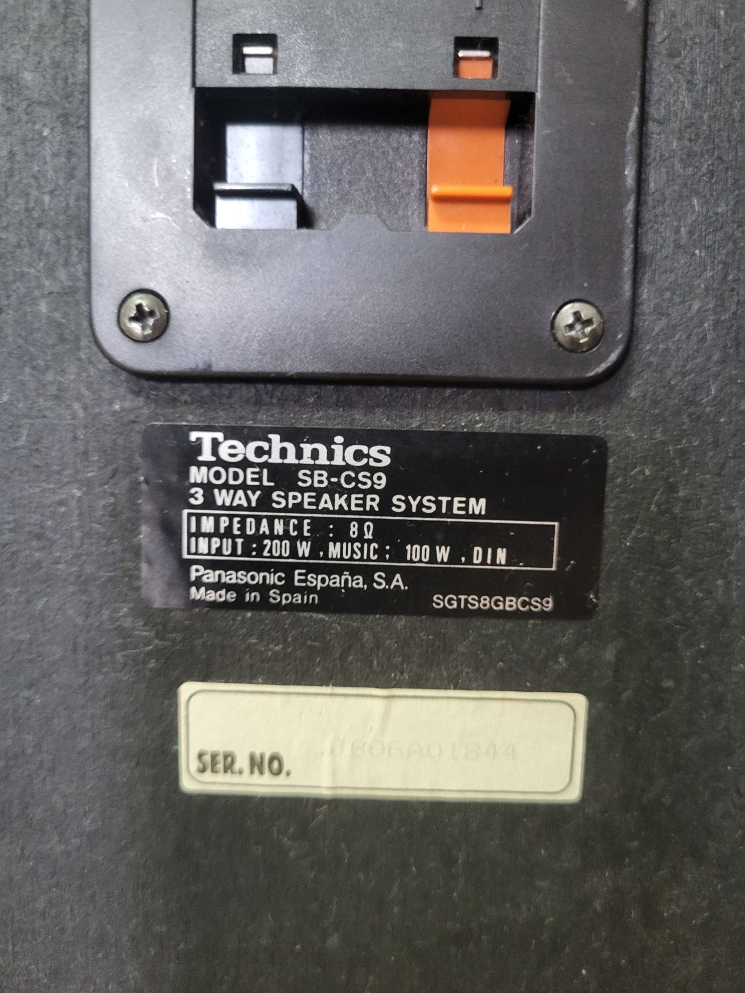 Trzy segmenty plus kolumny Technics !
