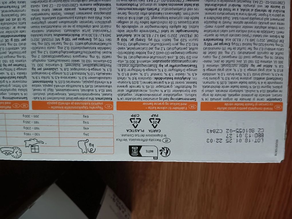 Odkłaczający zestaw dla kota Smilla Hairball