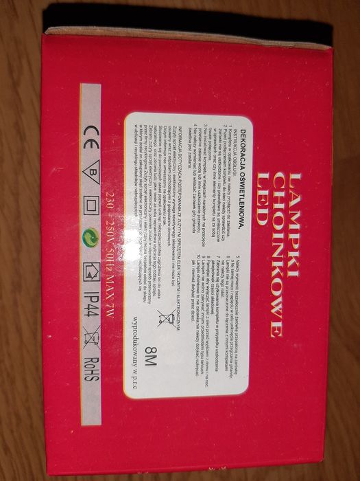 Lampki choinkowe led