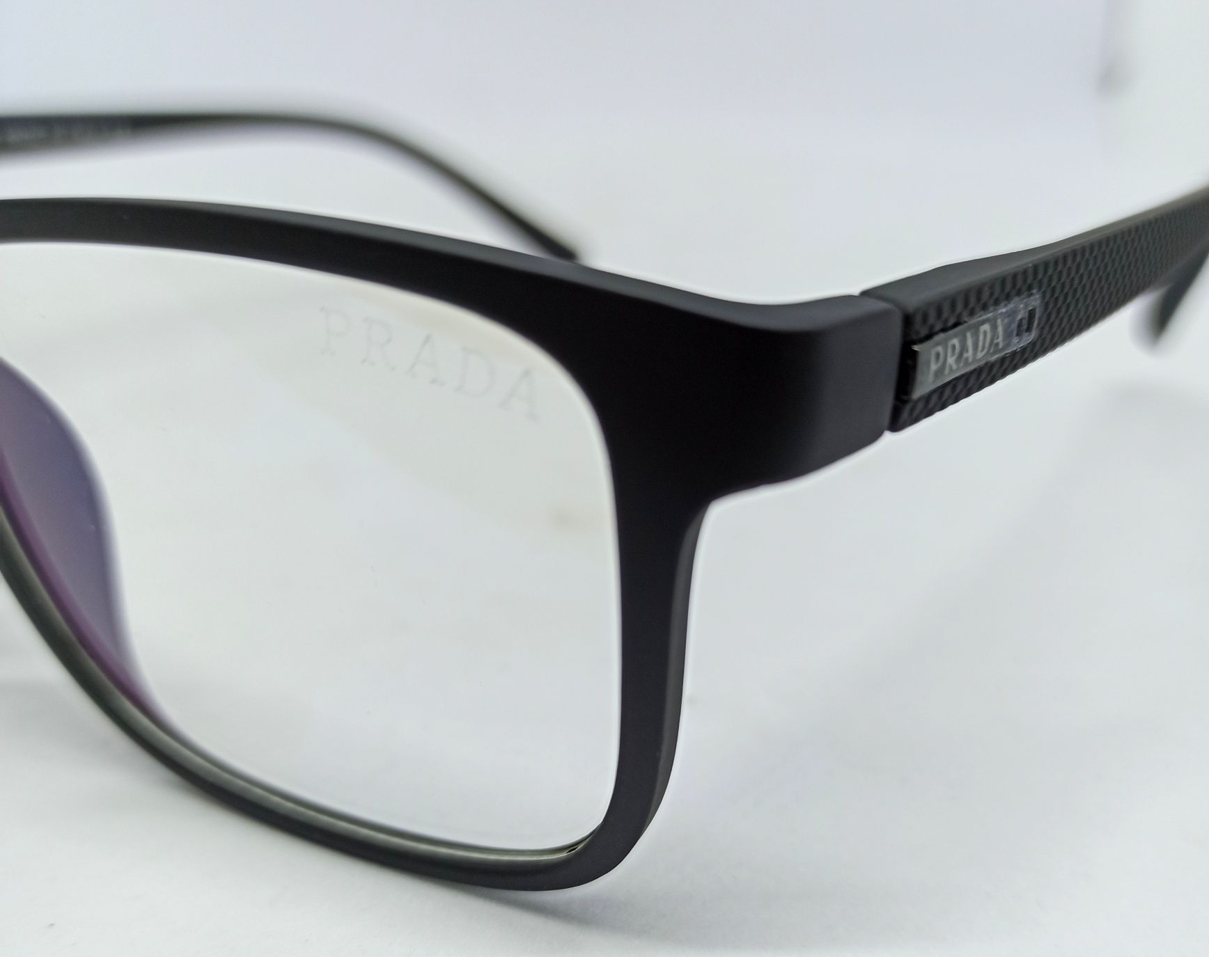 Брендовые стильные очки оправа для очков в черном мате на флексах