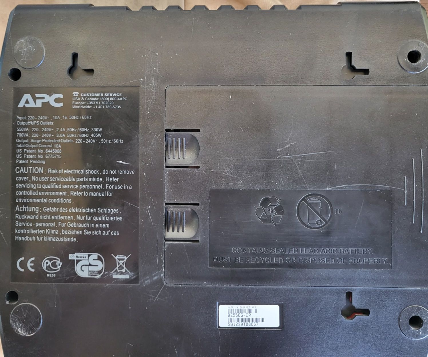 Apc Back UPS ES 550