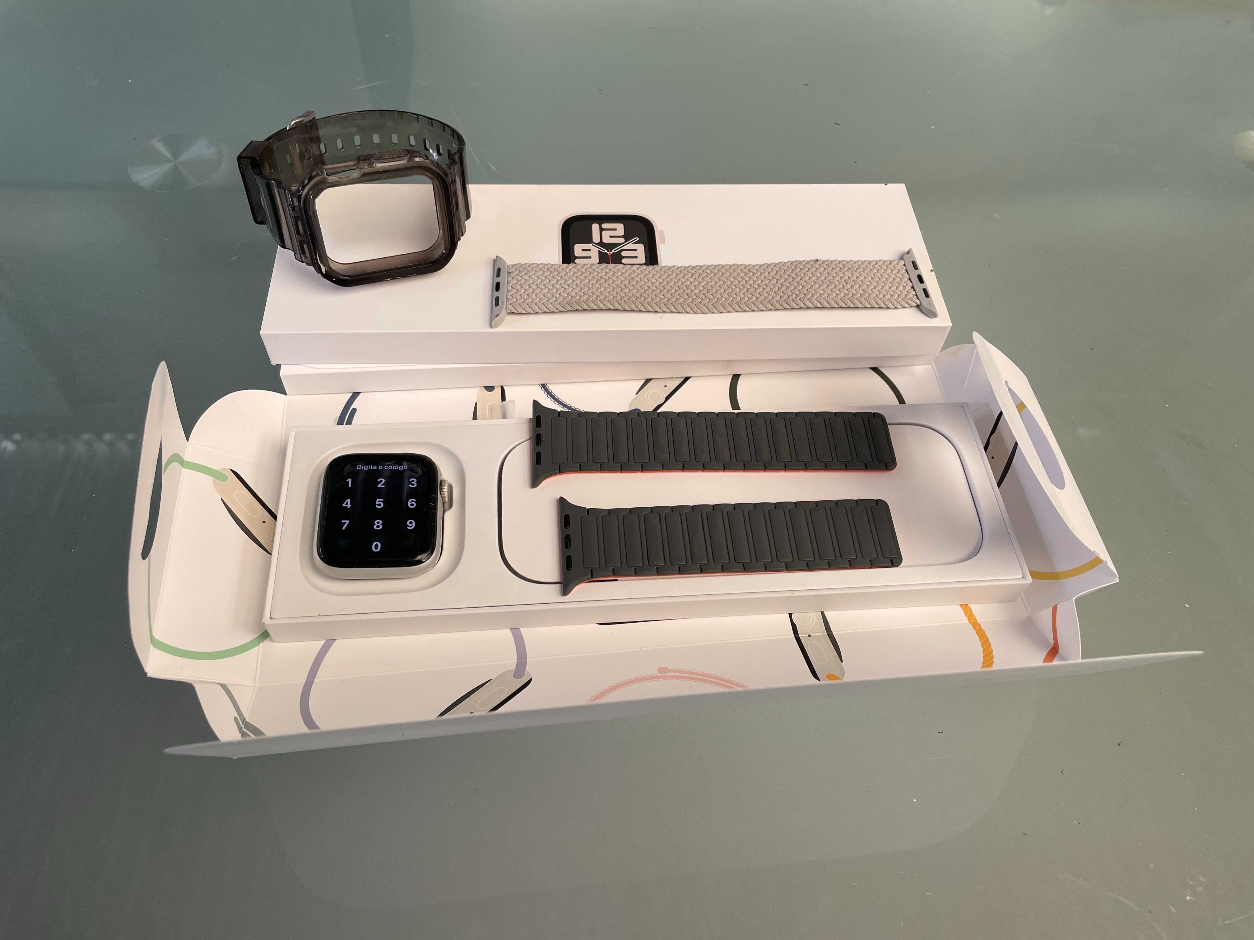 Apple Watch SE 44mm Nike Celular LTE Alumínio