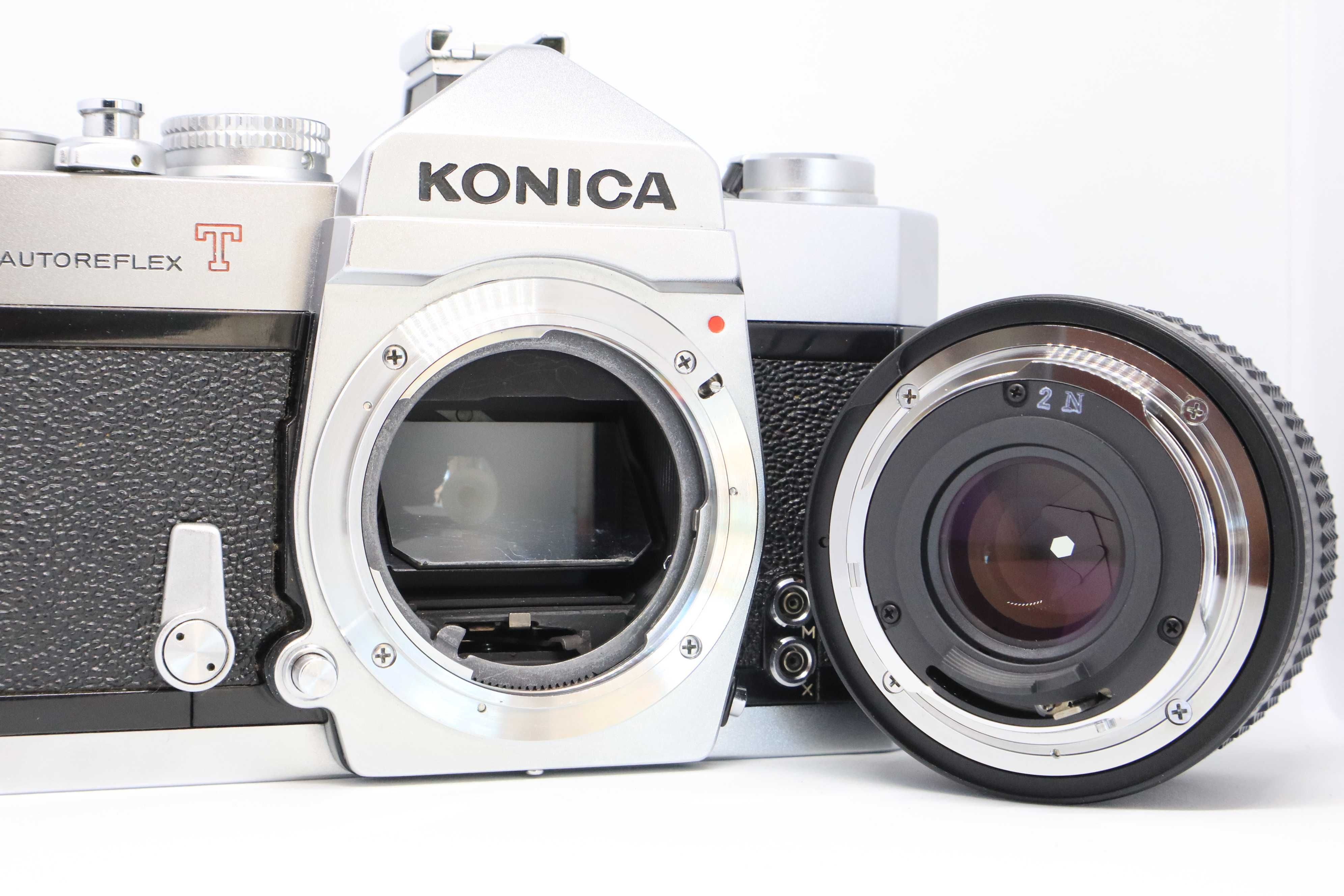 SLR Konica Autoreflex T + Konica Hexanon AR 50mm 1.8