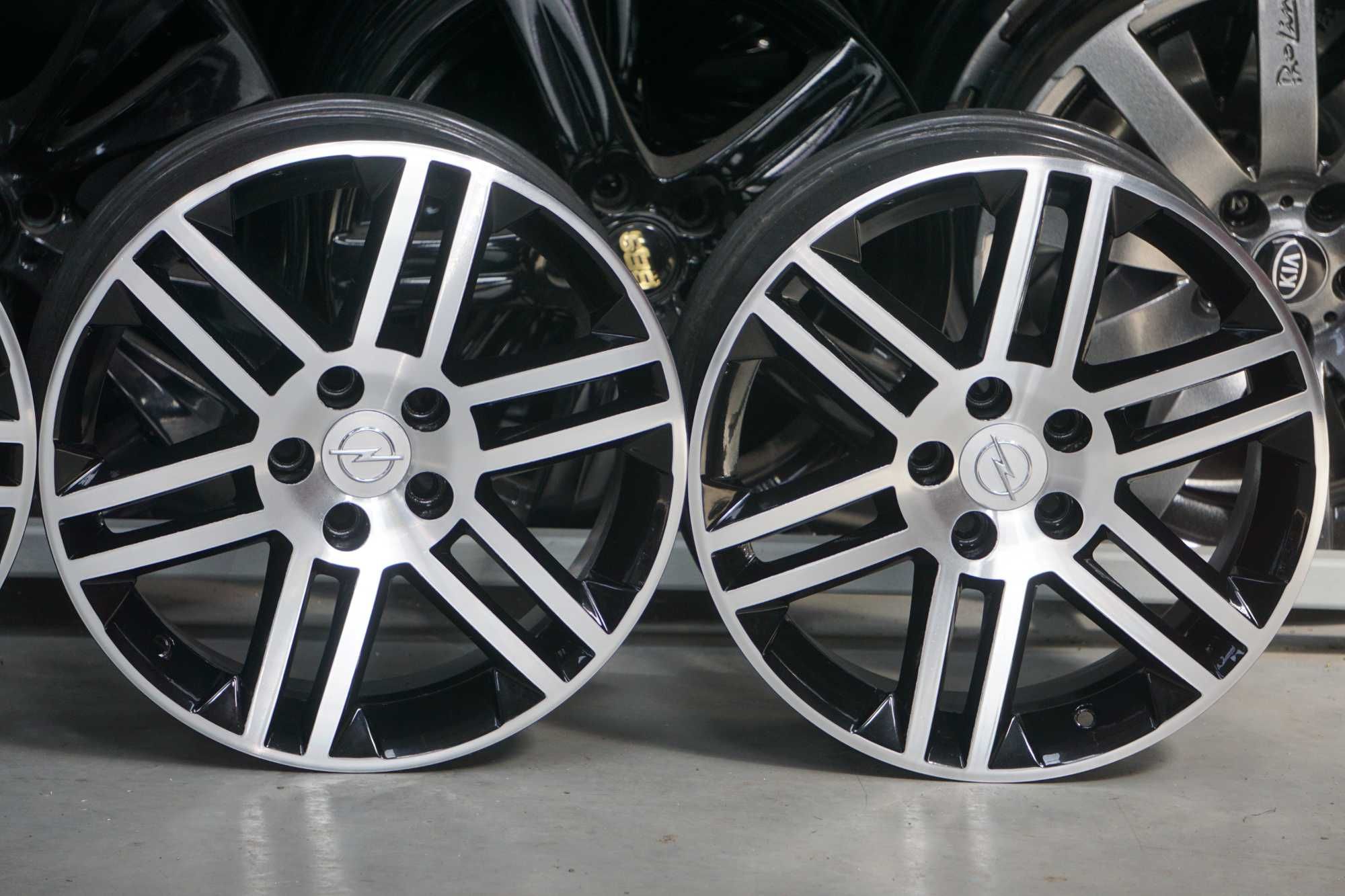 Alufelgi GM oryginal 5x110 7Jx17 et41 cb65,1mm czarny polysk i cnc