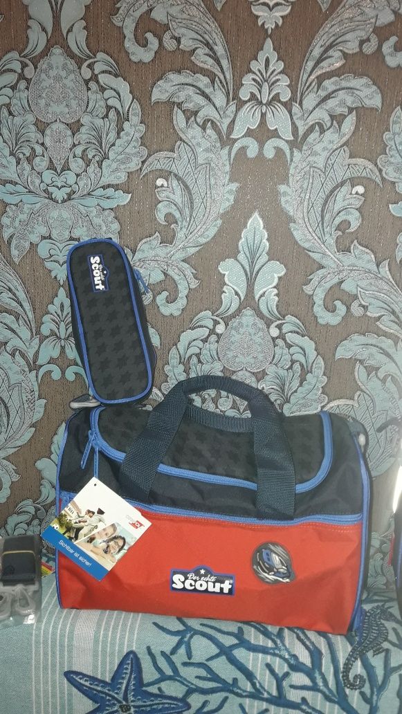 Ортопедический рюкзак  Scout (Германия), сумка для тренировки, пенал