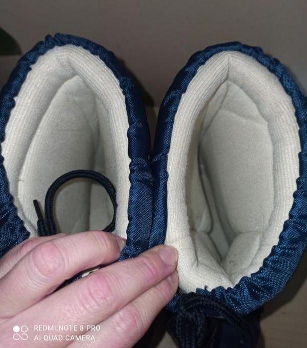 Дуже теплі зимові черевики р.32-34 (21,5см)