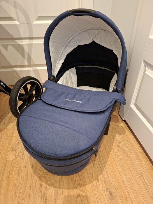 Wózek gondola i spacerówka 2w1 Muuvo Quick 3.0 chrom
