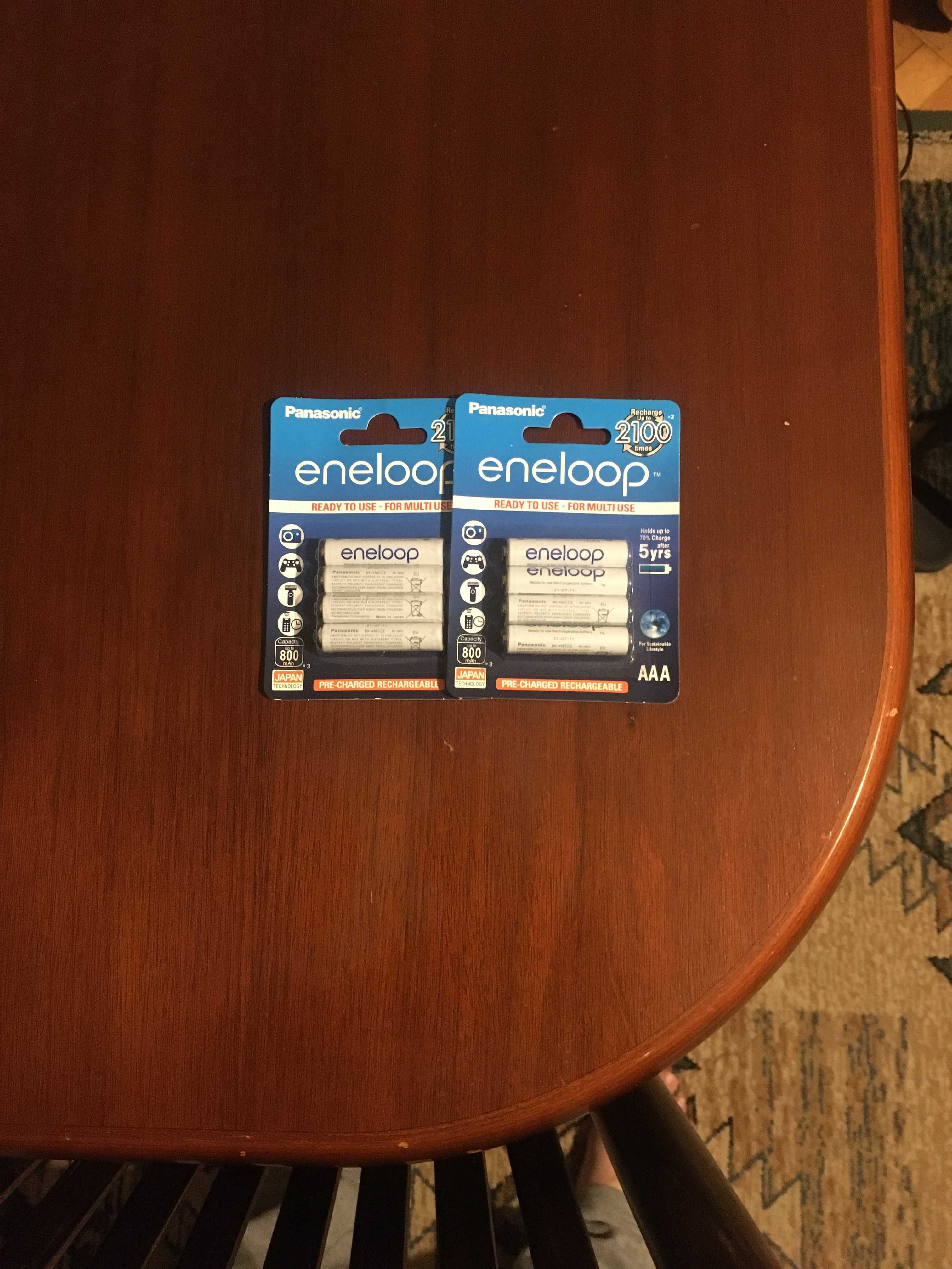 Akumulatorki Eneloop AAA 800 mAh 8 sztuk