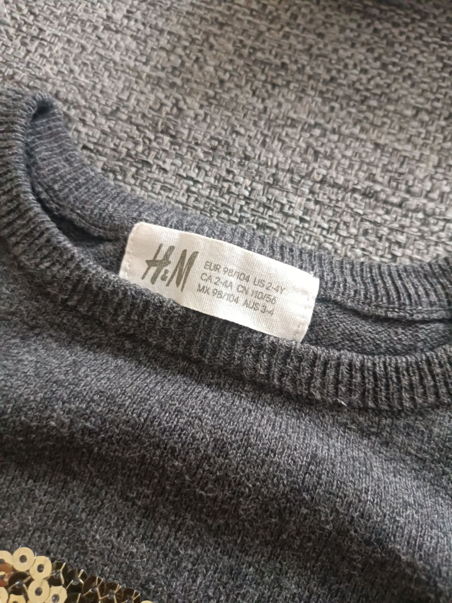 H&M sweterek r. 104