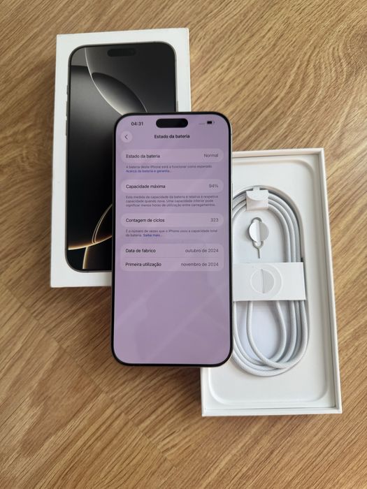 Iphone 16 Pro Max de 256gb com Fatura e Garantia (Como Novo )