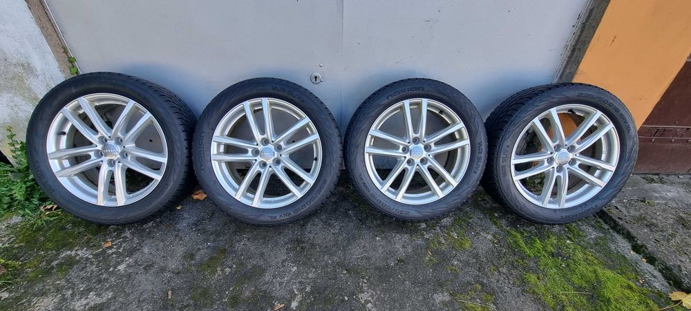 Alufelgi Audi 18 Cali A 6, A 7, Q3, Q4, Q5 na Oponach Zimowych