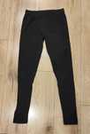Legginsy dziewczęce czarne 146
