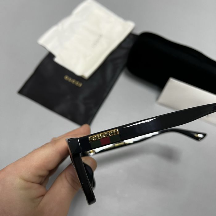 Gucci GG0746SA оригинал новые солнцезащитные очки мужские чёрные (NEW)