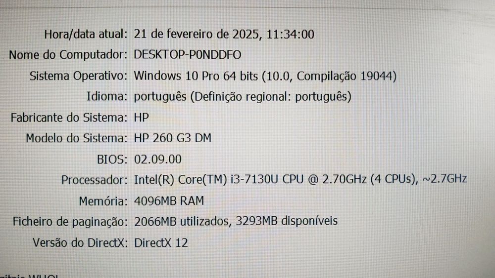 Mini PC HP 260 G3 i3
