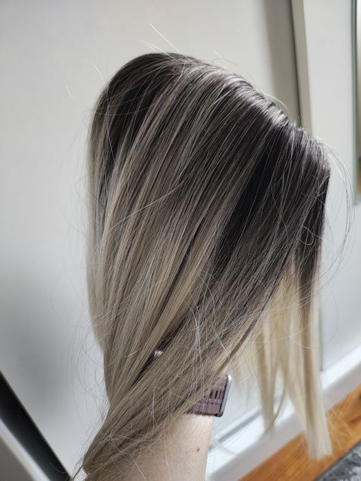 Peruka bez grzywki jasny blond