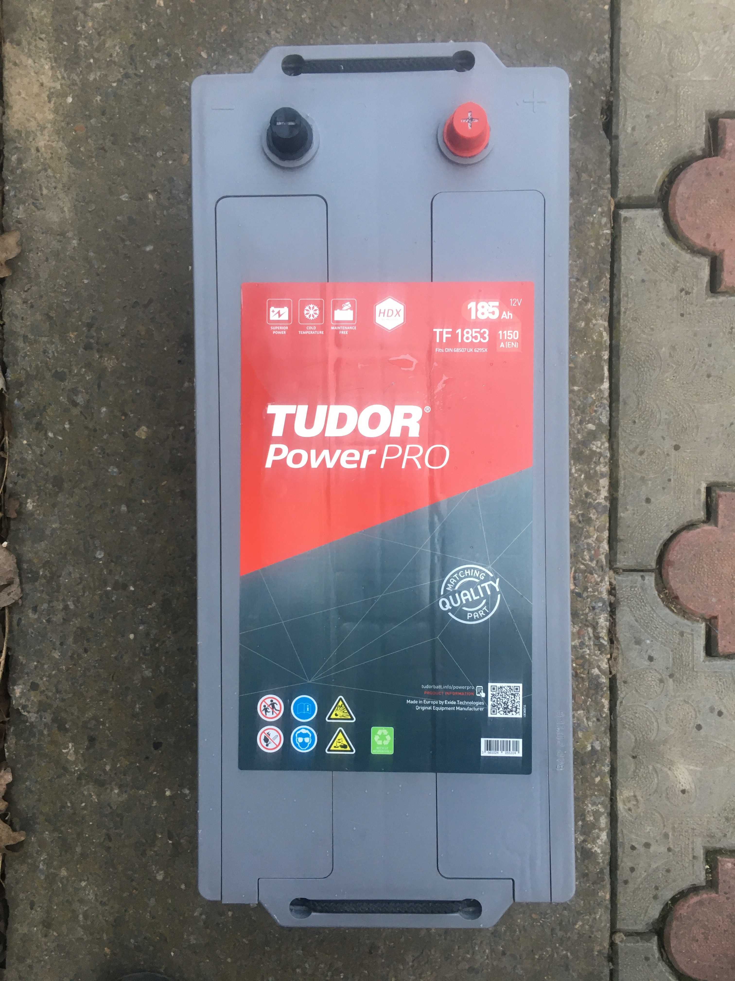 Продам акумулятор TUDOR POWER PRO 12V 185 Ah 1150 A(EN).
