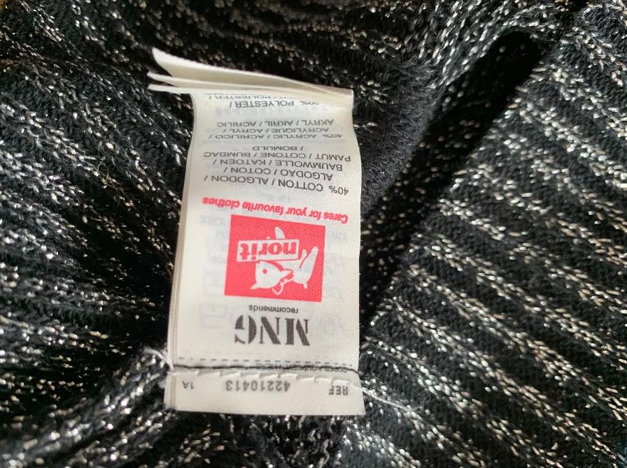 Nowa bluzka MANGO okazja -70% roz.S wiązana na szyi