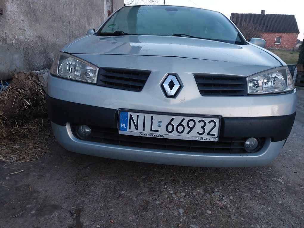 Części do renault megane II skrzynia lampa drzwi maska zderzak mv632