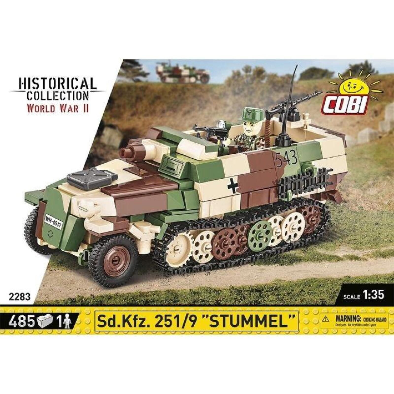 Sd.Kfz. 251/9 Stummel pudełko,278x401 mm