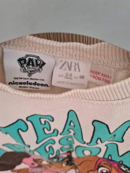 Bluza Zara Psi Patrol 2-3 lata