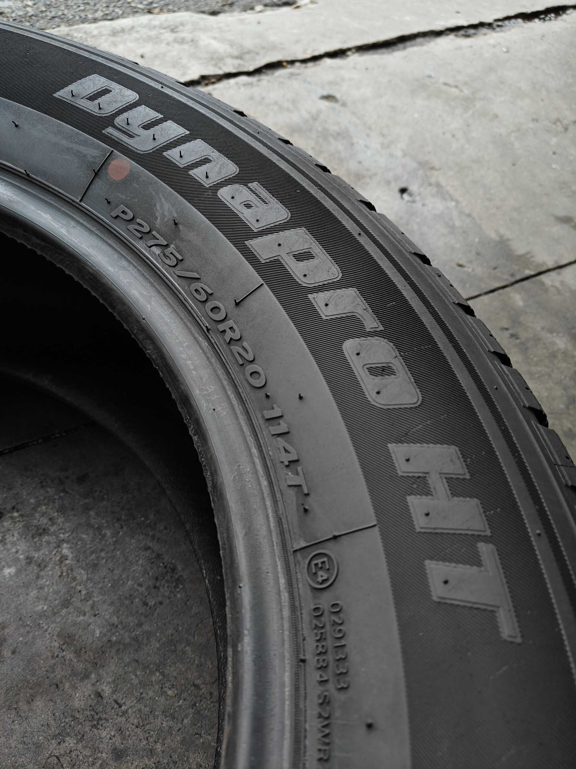 R20 275 60 шини літні Hankook Dynapro HT на позашляховик гарний стан