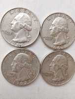 quarter dollar 4 szt