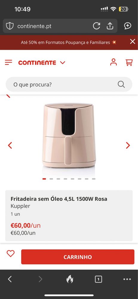 Airfryer semi nova, usada pouquissimas vezes.