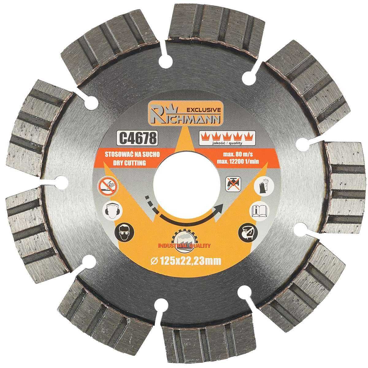 TARCZA DIAM. DO betonu zbrojonego 125 MM