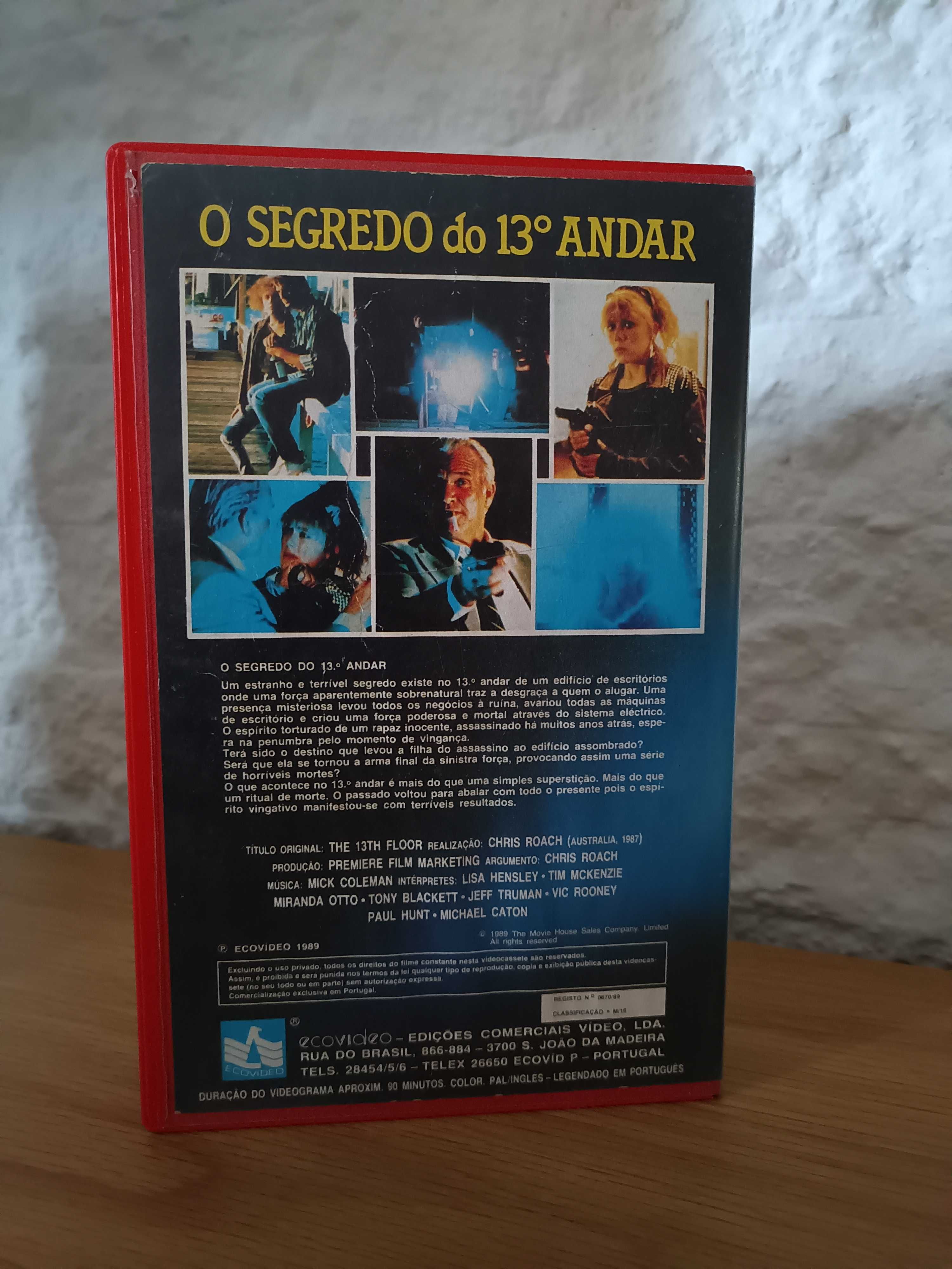 Filme VHS O Segredo do 13.º Andar (The 13th Floor)