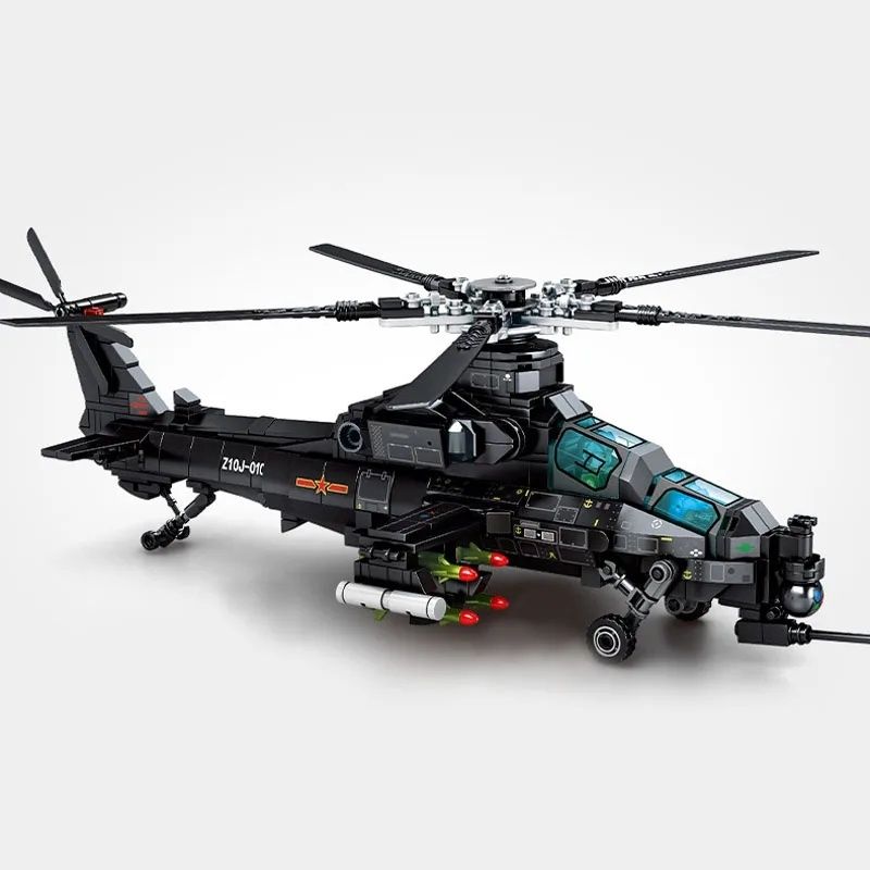 Helikopter z klocków 704 elementy