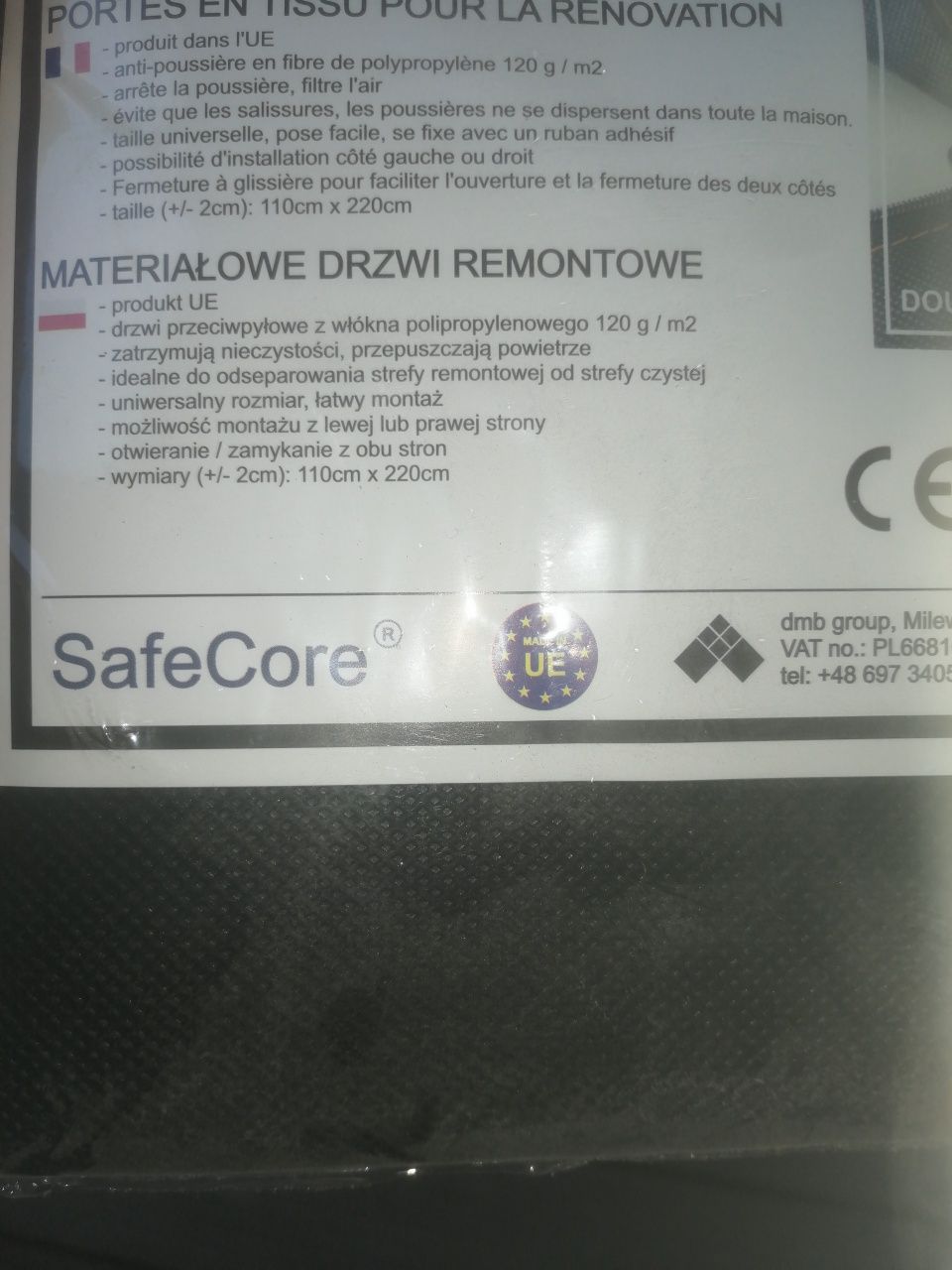 Materialowe drzwi remontowe