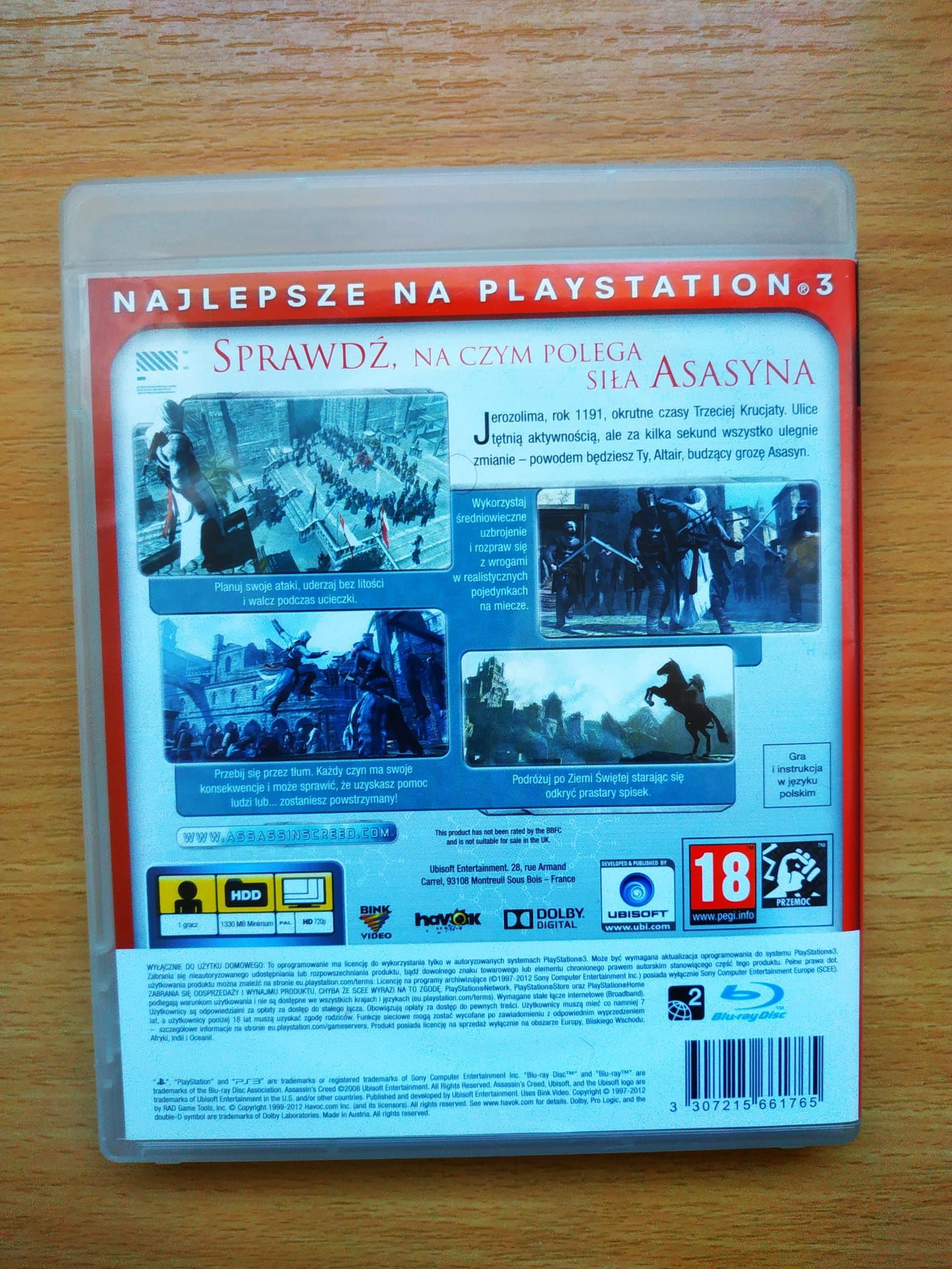 Assassin's Creed ps3, pl, stan bdb, możliwa wysyłka olx..