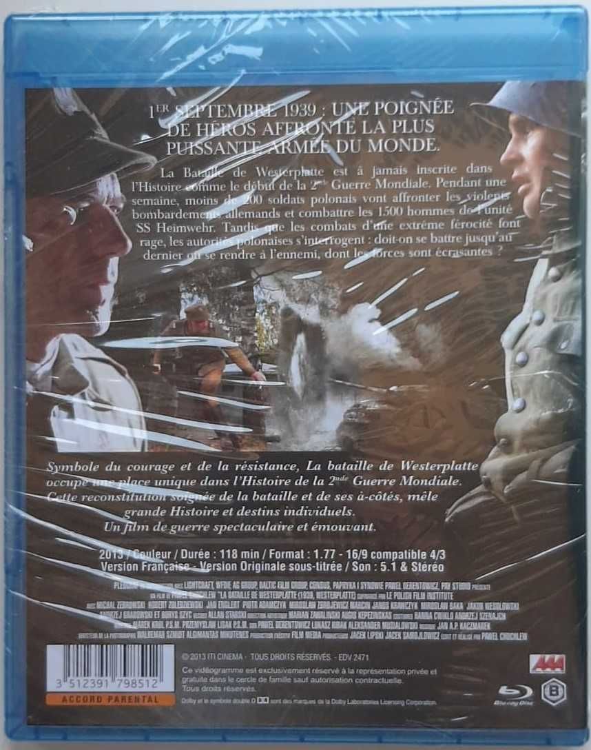 Tajemnica Westerplatte Blu-Ray film POLSKI, folia