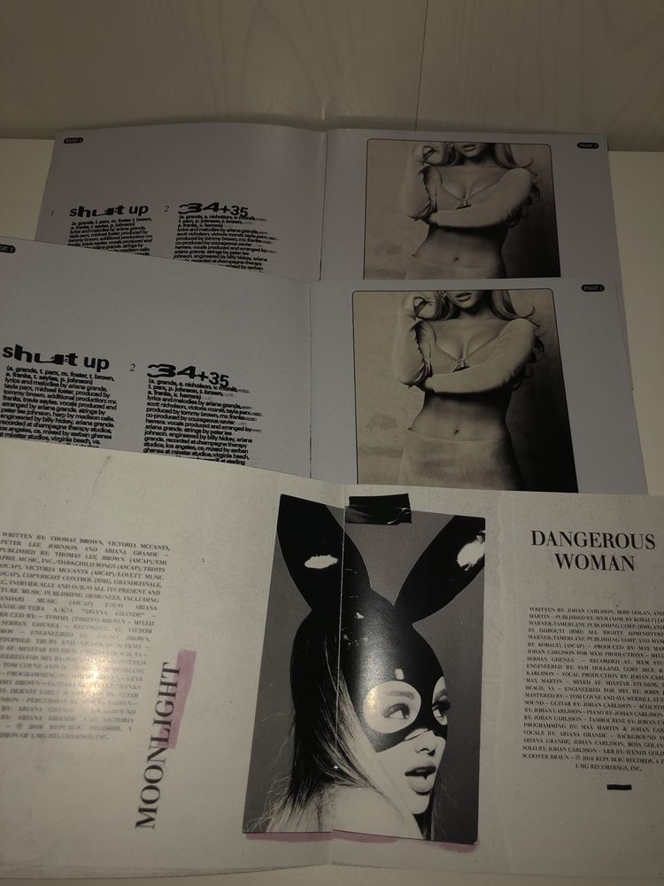 płyty Ariana Grande (dangerous woman, positions, positions deluxe)