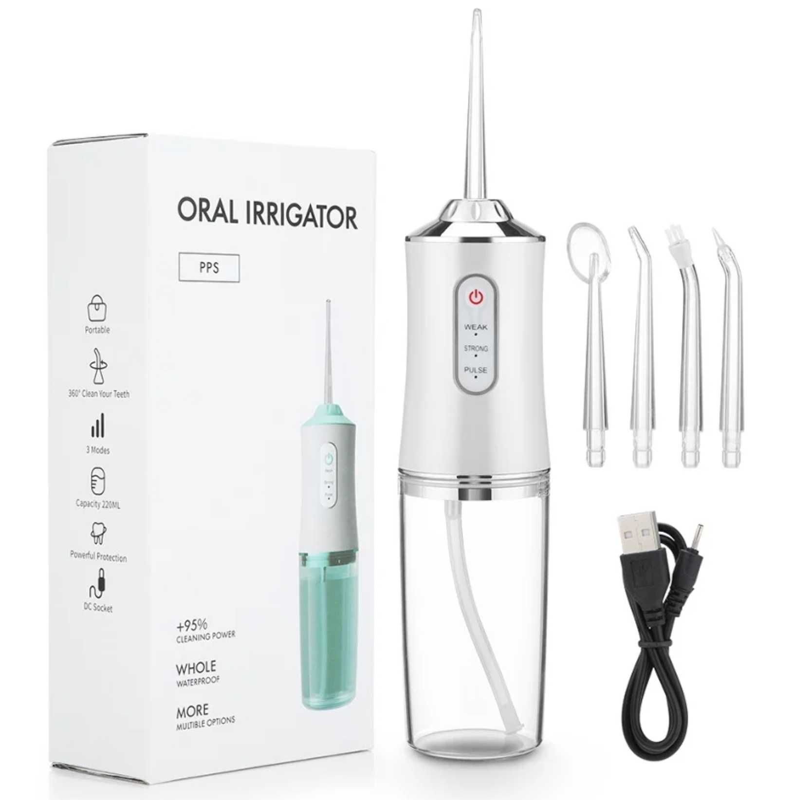 Irrigador Oral ou Exaguador de Dentes Portátil