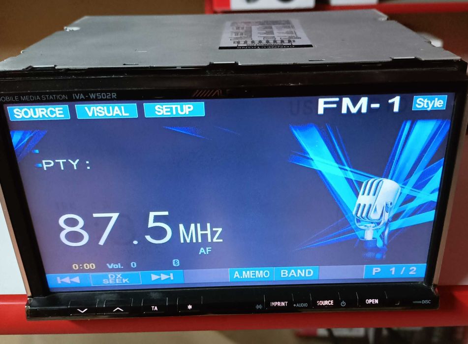 Alpine IVA-W502R+процесор звука+блютуз.